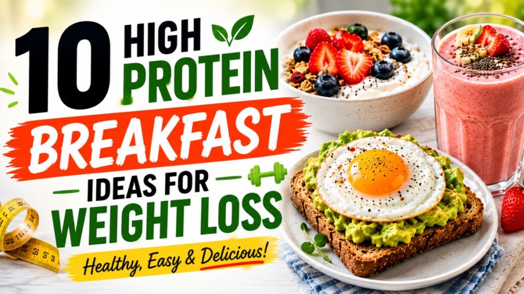 10 high protein breakfast ideas for weight loss