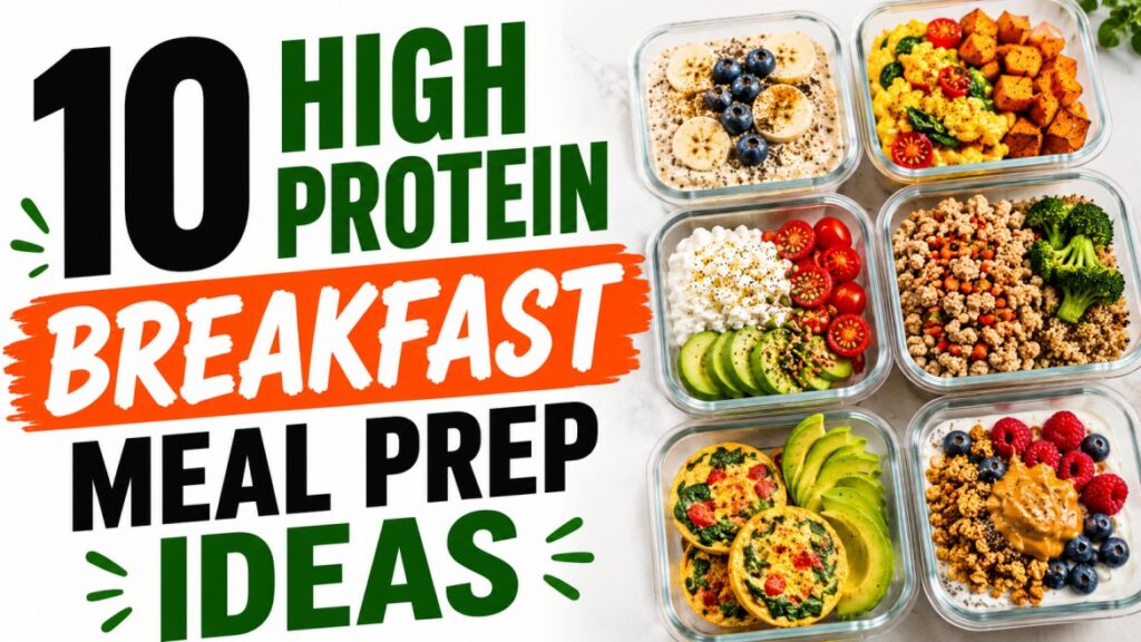 10 High Protein Breakfast Meal Prep Ideas 10 high protein breakfast meal prep ideas