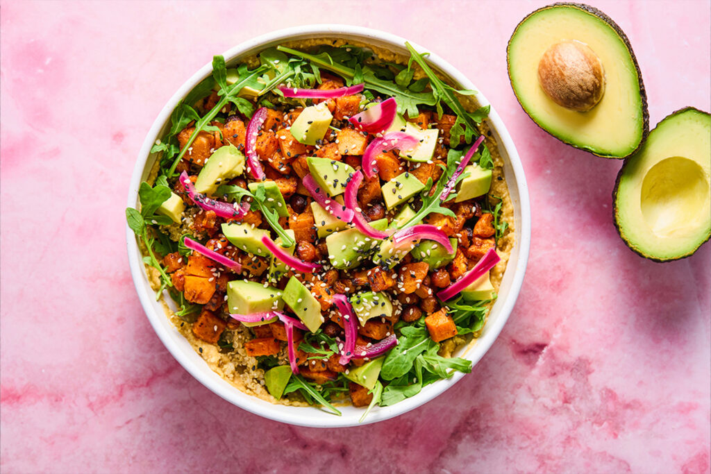 10. tofu & veggie protein bowl