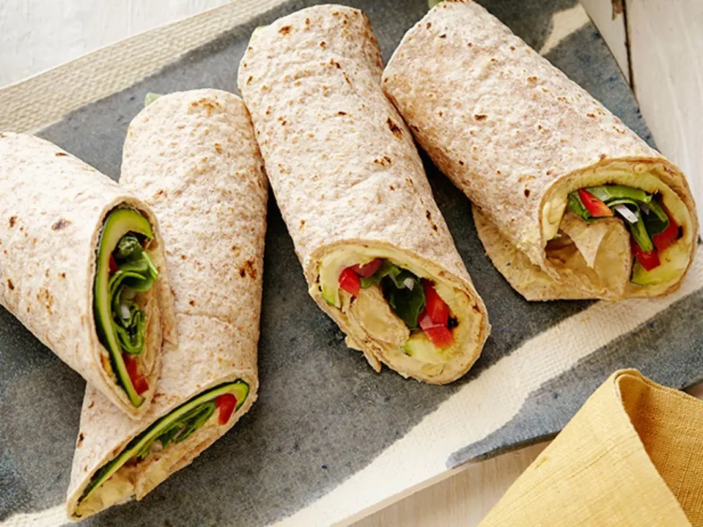 Hummus Veggie Wrap