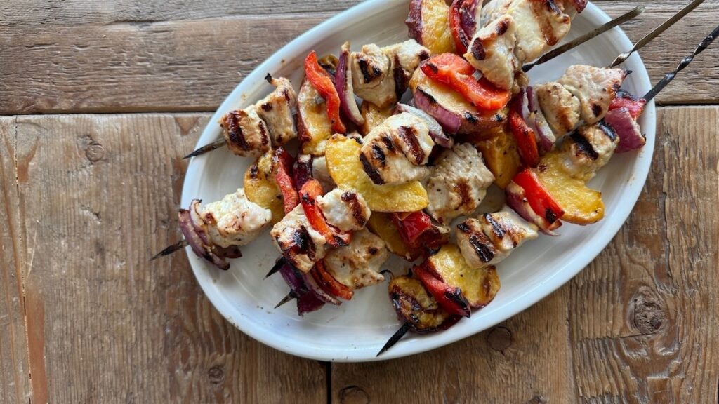 Turkey Veggie Skewers