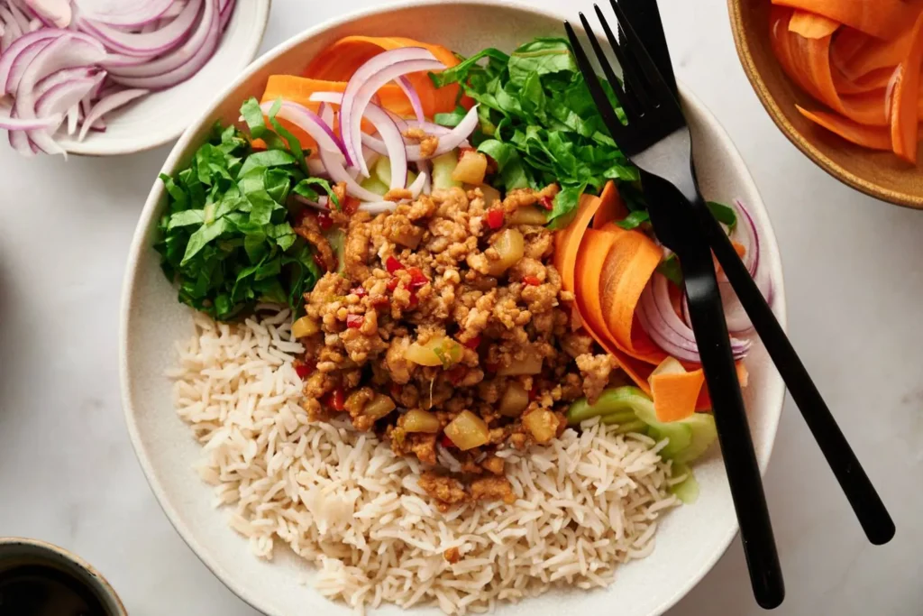 4. turkey veggie breakfast bowl