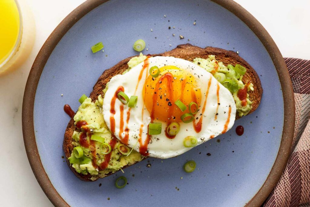 10 High Protein Breakfast Ideas for Weight Loss 5. avocado & egg toast