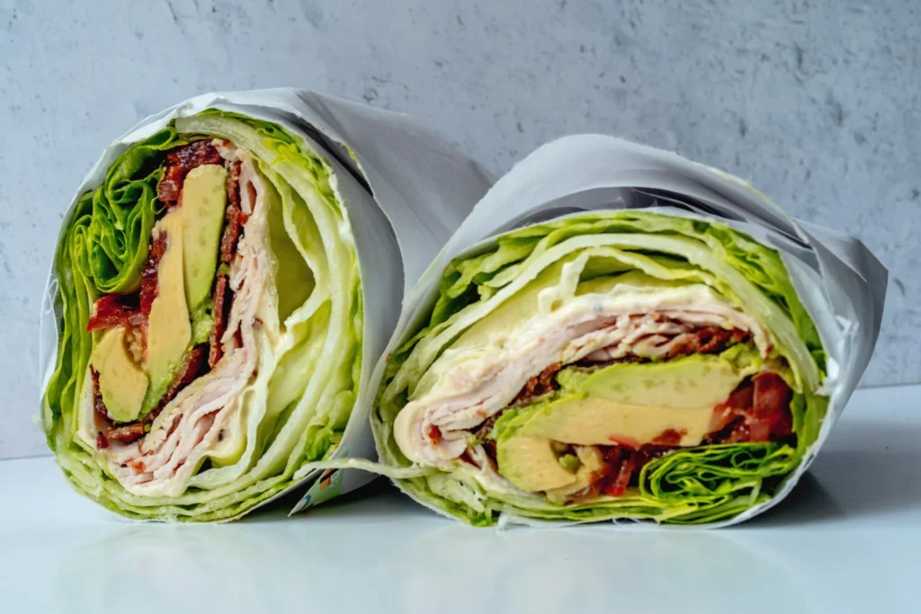 7. Turkey Lettuce Wrap