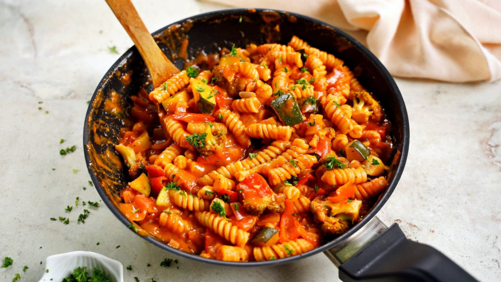 One-Pan Veggie Pasta