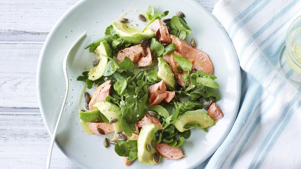 Salmon Avocado Plate