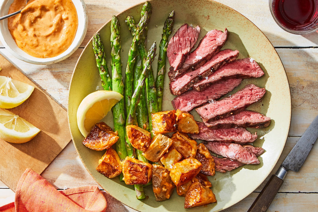 Steak and Asparagus
