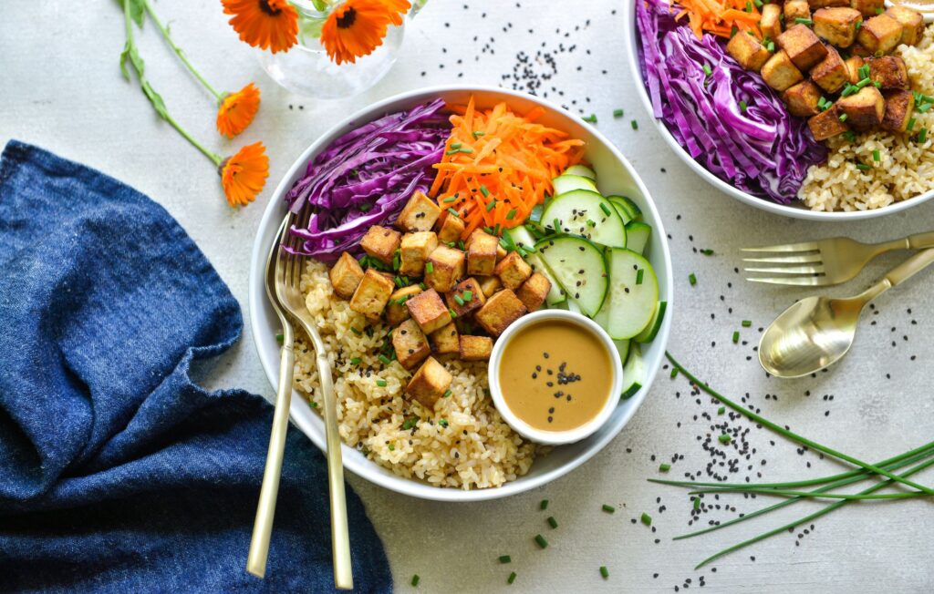 Tofu Veggie Bowl