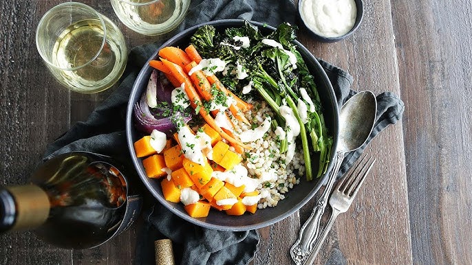 Farro Roasted Veggie Bowl